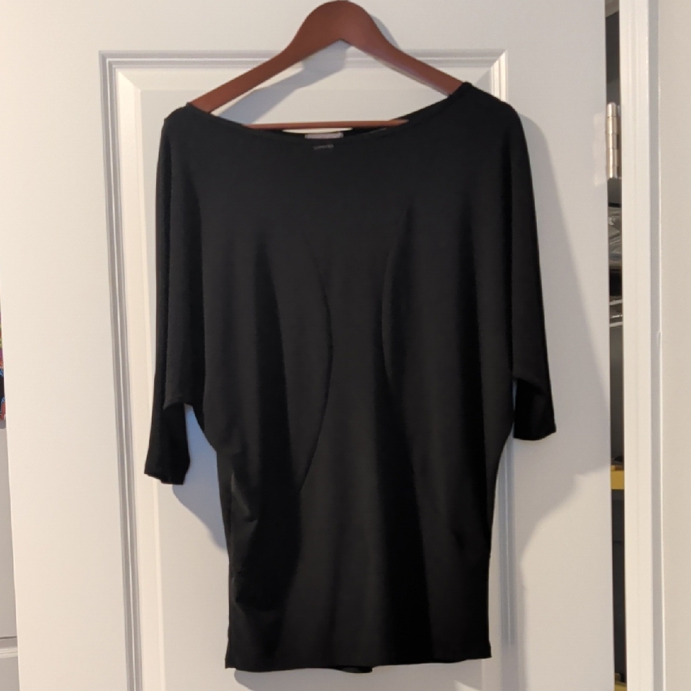 Elegant Black Tunic Top